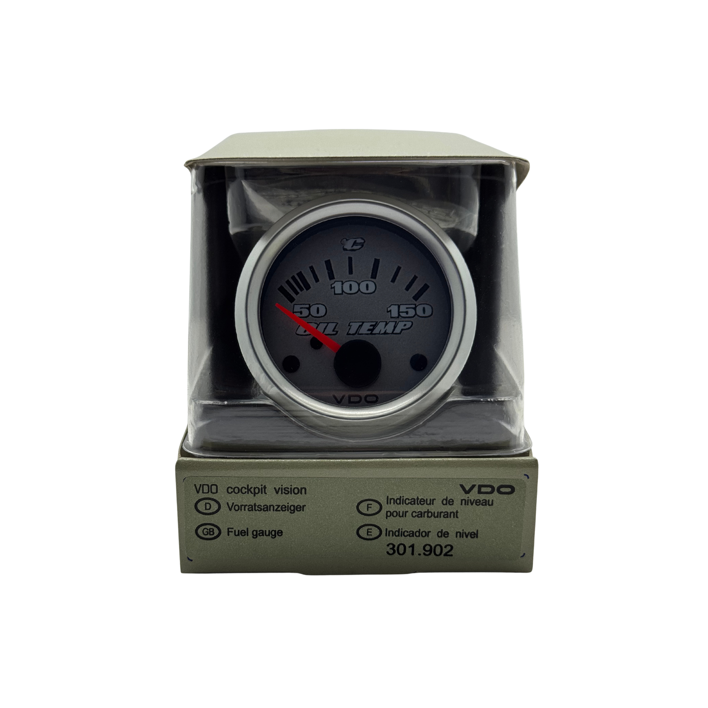 301.902 - VDO Oil Temperature Gauge – 50–150°C, 12V