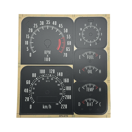 Holden HQ GTS Instrument Dials – 220km/h (140mph)