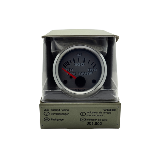 301.902 - VDO Oil Temperature Gauge – 50–150°C, 12V